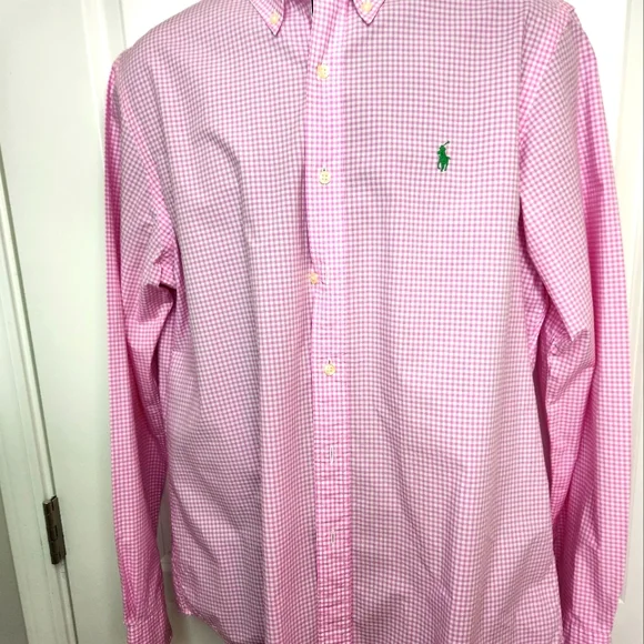 Polo Ralph Lauren Classic Fit Button-Up Shirt Sz L - Picture 1 of 9